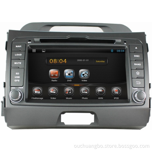 Ouchuangbo 100% pure android 4.2 OS multimeida radio DVD for Kia Sportage R 2010-2012